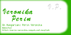 veronika perin business card